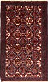  Persischer Belutsch Teppich 100X172 Dunkelrot/Rot Carpetvista