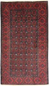 絨毯 バルーチ 105X180 レッド/ダークレッド (ウール, ペルシャ/イラン)