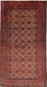 Belutsch Teppich 100X190 Rot/Braun Wolle, Persien/Iran Carpetvista