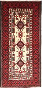  Persian Baluch Rug 97X203 Red/Dark Red Carpetvista