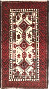  Perzisch Beluch Vloerkleed 97X180 Rood/Beige (Wol, Perzië/Iran)