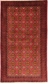  Persisk Beluch Tæppe 105X185 Rød/Mørkerød (Uld, Persien/Iran)