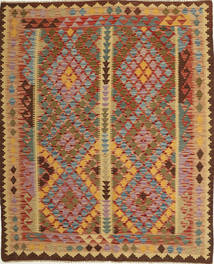  Kilim Afghan Old Style Rug 155X188 Wool Small Carpetvista