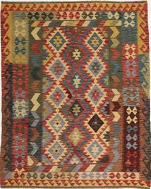 Kilim Afghan Old Style Rug 158X201 Wool, Afghanistan Carpetvista