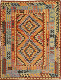  147X192 Petit Kilim Afghan Old Style Tapis Laine, Carpetvista