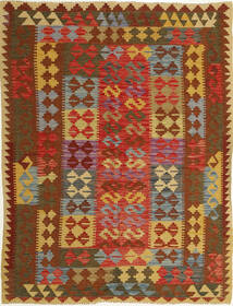  Kilim Afegão Old Style Tapete 147X201 Lã Pequeno Carpetvista
