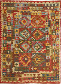 Kelim Afghan Old Stil Teppich 142X197 Wolle, Afghanistan Carpetvista