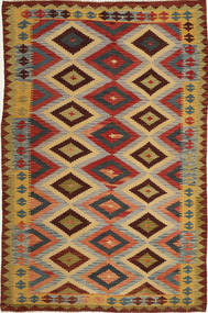  Orientalischer Kelim Afghan Old Stil Teppich 152X234 Wolle, Afghanistan Carpetvista