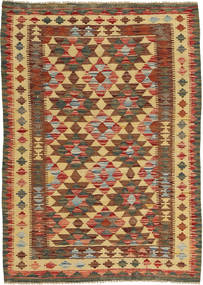  99X143 Small Kilim Afghan Old Style Rug Wool, Carpetvista