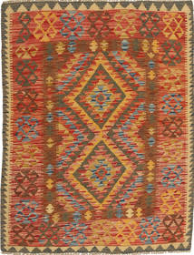  Kelim Afghan Old Stil 102X131 Wollteppich Klein Carpetvista