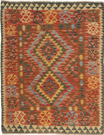  105X138 Petit Kilim Afghan Old Style Tapis Laine, Carpetvista