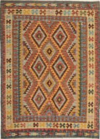  151X203 Pequeño Kilim Afghan Old Style Alfombra Lana, Carpetvista
