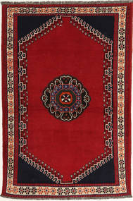  94X146 Medallion Small Shiraz Rug Wool, Carpetvista