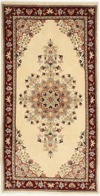 Orientalischer Yazd Teppich 78X158 Wolle, Persien/Iran Carpetvista
