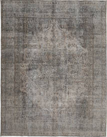  Persian Colored Vintage Rug 287X377 Grey/Dark Grey Carpetvista