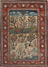  Orientalischer Isfahan Teppich 150X210 Wolle, Persien/Iran