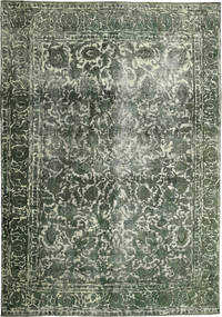 絨毯 ペルシャ カラード ヴィンテージ 255X365 グリーン/グレー 大きな (ウール, ペルシャ/イラン)