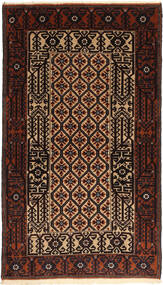  Oriental Baluch Rug 93X165 Wool, Persia/Iran Carpetvista