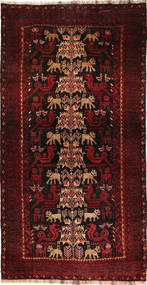  Orientalisk Beluch Matta 122X235 Ull, Persien/Iran Carpetvista