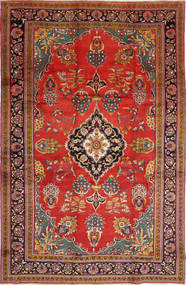  Persialainen Golpayegan Matot Matto 243X375 Punainen/Tummanpunainen (Villa, Persia/Iran)