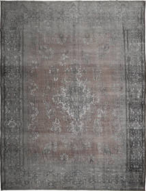  Persisk Colored Vintage Tæppe 290X383 Grå/Mørkegrå Carpetvista