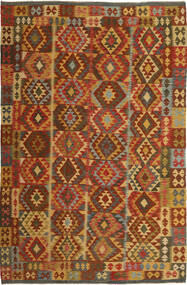  Orientalisk Kelim Afghan Old Style Matta 196X306 Ull, Afghanistan Carpetvista