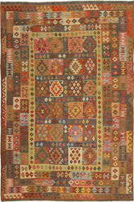 192X301 Kelim Afghan Old Stil Teppich Orientalischer (Wolle, Afghanistan) Carpetvista