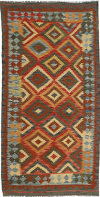 99X204 Kilim Afghan Old Style Rug Oriental (Wool, Afghanistan) Carpetvista