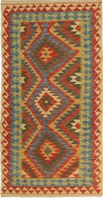 Kilim Afghan Old Style Rug 100X194 Wool, Afghanistan Carpetvista
