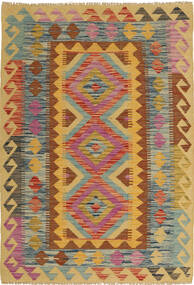  97X142 Petit Kilim Afghan Old Style Tapis Laine, Carpetvista