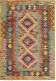  99X145 小 キリム アフガン オールド スタイル 絨毯 ウール, Carpetvista
