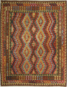  147X188 Petit Kilim Afghan Old Style Tapis Laine, Carpetvista