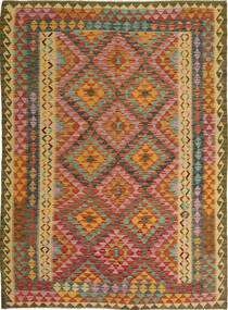  145X202 Pequeno Kilim Afegão Old Style Tapete Lã, Carpetvista