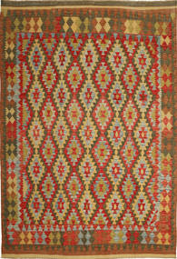 200X301 Kilim Afghan Old Style Rug Oriental (Wool, Afghanistan) Carpetvista