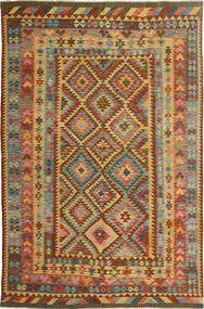 195X303 Kelim Afghan Old Stil Teppich Orientalischer (Wolle, Afghanistan) Carpetvista