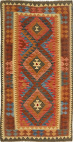 Kilim Afghan Old Style Rug 100X195 Wool, Afghanistan Carpetvista