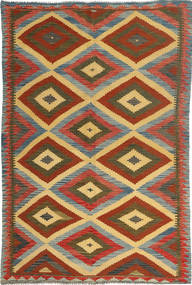  150X242 Klein Kelim Afghan Old Stil Teppich Wolle, Carpetvista