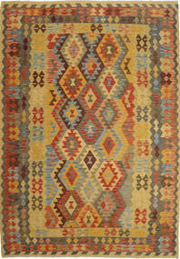  204X301 Kelim Afghan Old Stil Teppich Wolle, Carpetvista