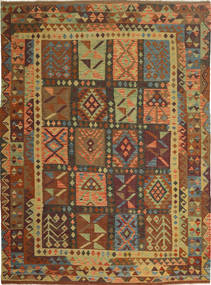  Orientalisk Kelim Afghan Old Style Matta 206X290 Ull, Afghanistan Carpetvista