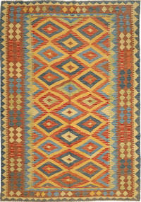  Kilim Afegão Old Style Tapete 165X243 Lã Carpetvista