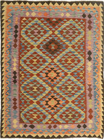  146X197 Petit Kilim Afghan Old Style Tapis Laine, Carpetvista