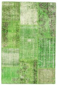  Patchwork Rug 120X182 Wool Green/Light Green Small Carpetvista