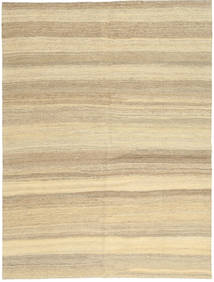 Kilim Modern Rug 154X204 Beige Wool, Persia/Iran Carpetvista