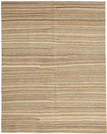 155X195 Kelim Modern Teppich Beige/Orange Persien/Iran Carpetvista