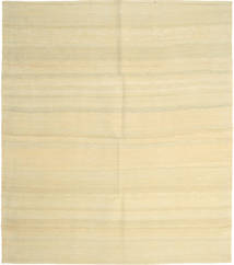  161X186 Kelim Moderne Vloerkleed Geel/Beige Perzië/Iran Carpetvista