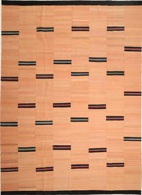  Kilim Moderni Tappeto 266X365 Persiano Di Lana Beige/Arancione Largo Carpetvista