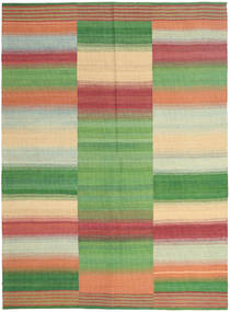 絨毯 ペルシャ キリム モダン 150X203 グリーン/レッド (ウール, ペルシャ/イラン)