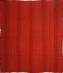Tapete Persa Kilim Moderno 255X298 Vermelho/Vermelho Escuro Grande (Lã, Pérsia/Irão)