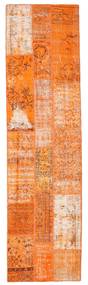 79X300 Tapis Patchwork Moderne De Couloir Orange/Beige (Laine, Turquie) Carpetvista
