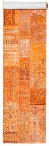 絨毯 パッチワーク 81X398 廊下 カーペット オレンジ/ベージュ (ウール, トルコ)
